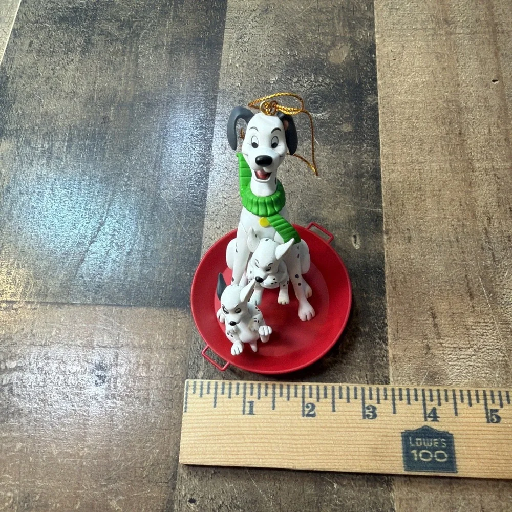 Vintage Grolier Disney Christmas Magic Ornament 101 Dalmatians 26231‎ 1990s Box